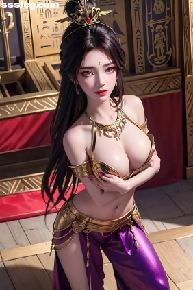 [AI绘画] 月婵 金色传说[70P365M]