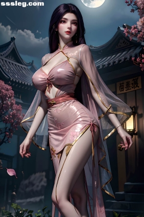 [AI绘画] 夭夜公主 黑丝旗袍[19P90M]